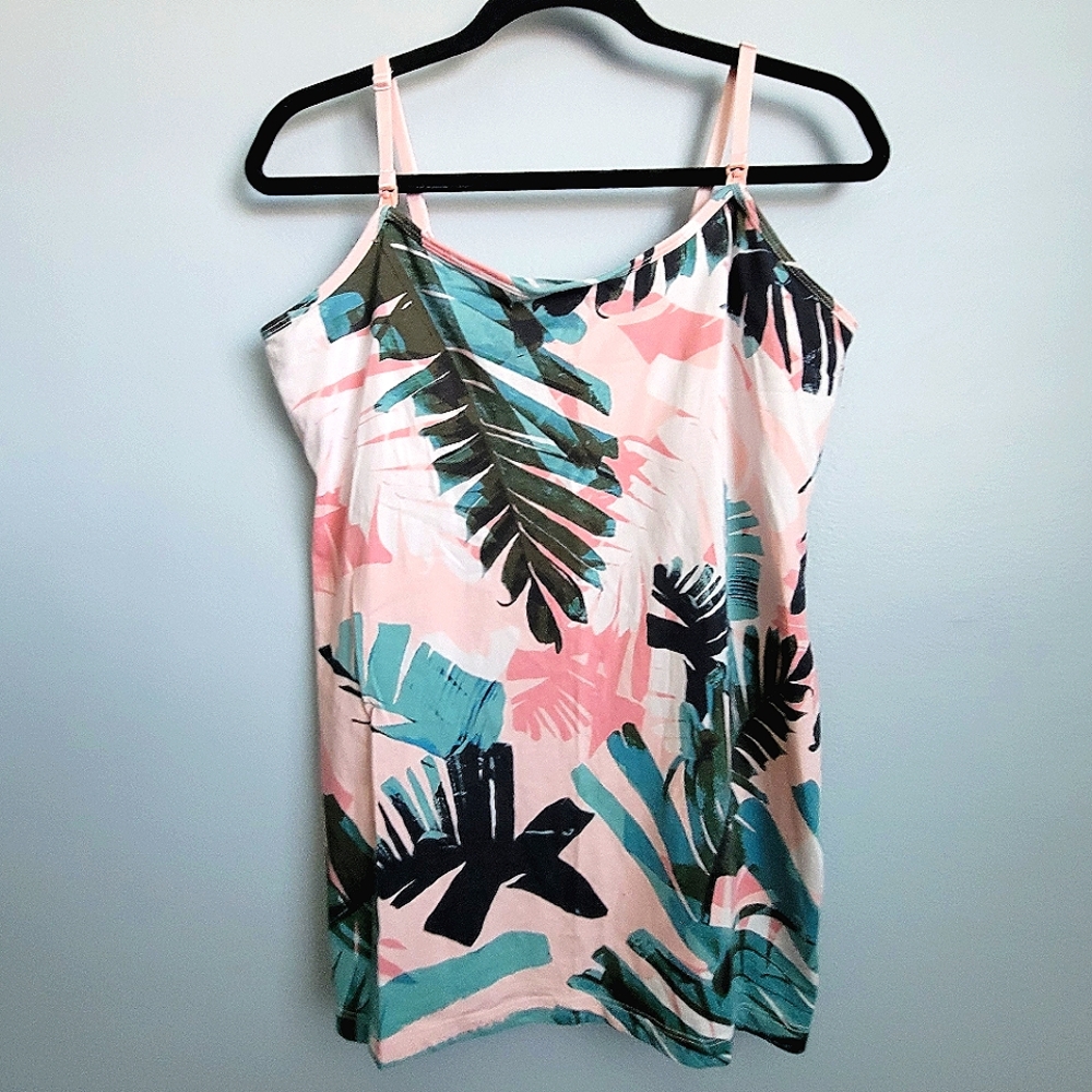 Palm Print Nursing Tank